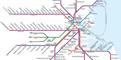 બોસ્ટન ટ્રેન સ્ટેશન નકશો